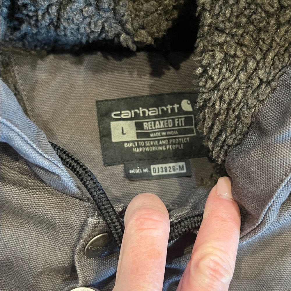 Carhartt Men’s Hooded Work Coat - Picture 3 of 7